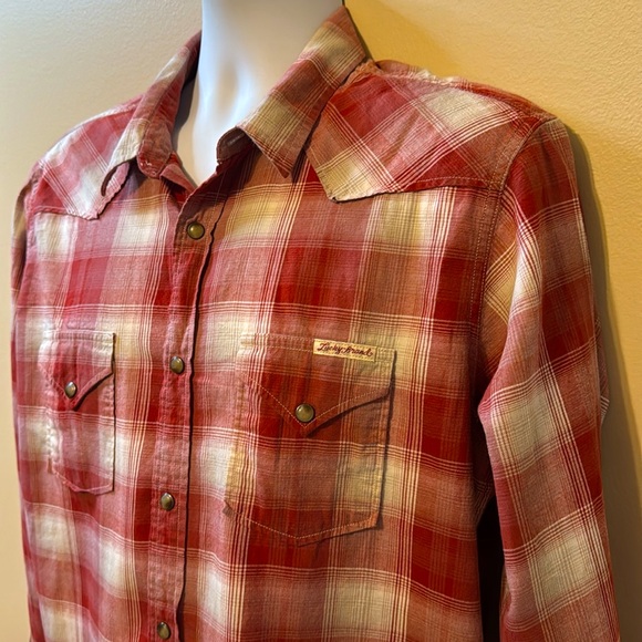 LUCKY BRAND Button Down Shirt. Size Large - Picture 5 of 10